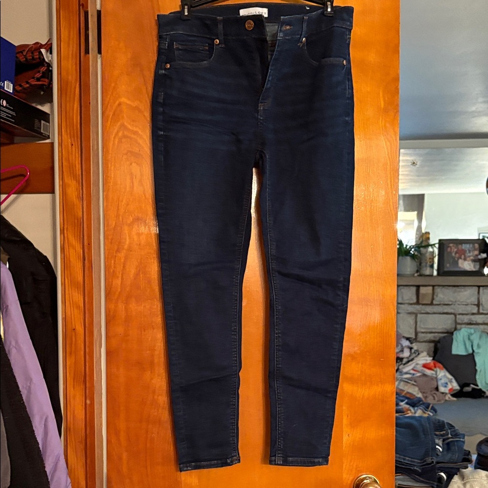 LOFT Men's Navy Skinny Jeans